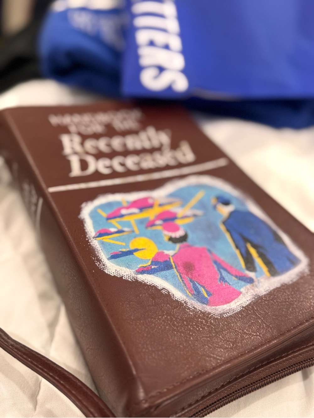 Beetlejuice "Handbook for the Recently Deceased" Crossbody Bag/Purse